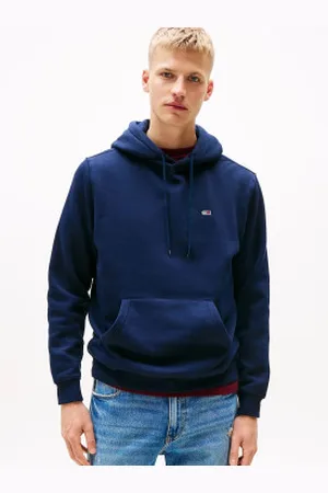 Tommy Hilfiger Para homem. DM0DM20742 Camisola com bandeira da Marinha (L), Casual, Algodão orgânico, Sustentável