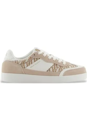 Armani Exchange Para mulher. XDX183XV933U626 Sapatilhas com logótipo (37), Plano, Cordão, Casual
