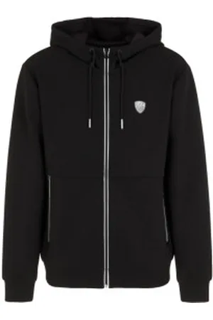 EA7 Para homem. 8NPM20_PJ4EZ Camisola Train Premium preta (XXS), , Casual, Esportivo, Algodão, Multisport
