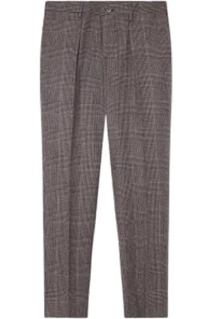 Hackett Para homem. HM212639 Calças castanhas Pow castanhas (34/32), , Casual, Lã