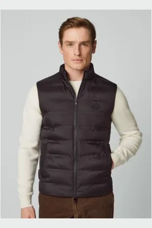 Hackett Para homem. HM403015 Colete (L), Casual, Sem mangas / correias, Polister Reciclado, Sustentável