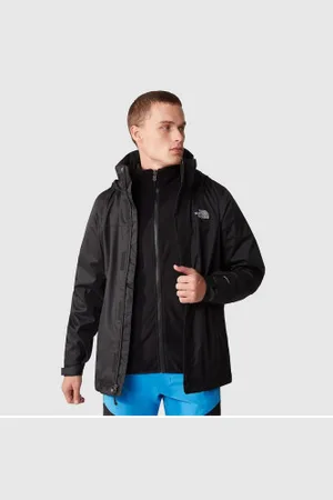 The North Face Para homem. NF00CG55JK31 Jaqueta preta Evolve II Triclimate® (S), , Casual, Impermeável, Outdoor, Poliéster, Ao ar livre