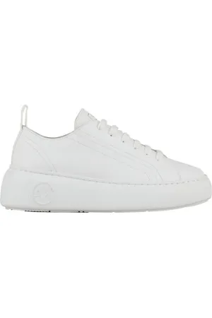 Armani Exchange Para mulher. XDX043XCC6400152 Sapatilhas sólidas brancas (36), Branco, Plano, 1 a 3cm, Cordão, Casual