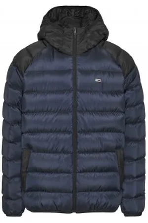 Tommy Hilfiger Para homem. DM0DM17233 Casaco de penas azul-marinho (M), Casual, Polister Reciclado, Sustentável