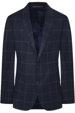Hackett Para homem. HM470548 Casaco Navy Shadow (42/34), Casual, Sapatos de Festa, Lã, Clássico, Manga comprida