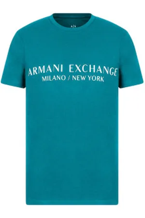 Armani Exchange Para homem. 8NZT72Z8H4ZU9287 T-shirt de malha de ajuste regular (S), Casual, Algodão, Manga curta
