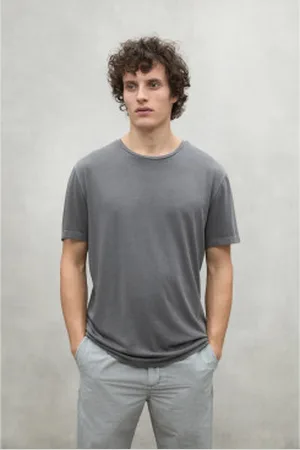 ECOALF Para homem. MCMGATSAOMAR0824S25-303 T-shirt Aomara cinzenta (XL), Casual, , Manga curta, Algodão orgânico, Sustentável