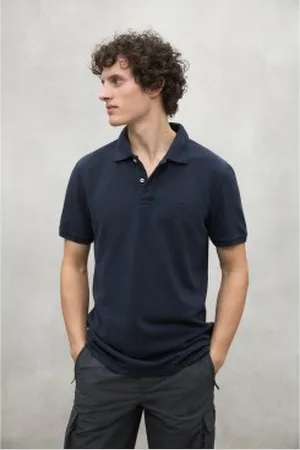 ECOALF Para homem. MCMGAPOTEDAN0838S25-161 Pólo azul-marinho Tedan (L), Casual, Manga curta, Algodão orgânico, Sustentável