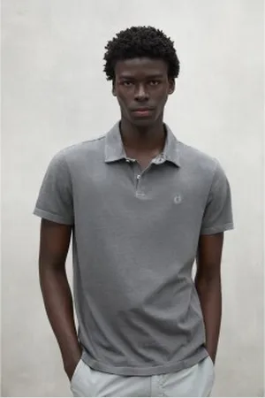 ECOALF Para homem. MCMGAPOTHEO00831S25-303 Pólo cinzento Theo (XL), Casual, , Manga curta, Algodão orgânico, Sustentável
