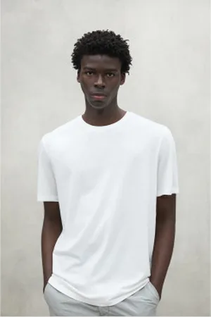 ECOALF Para homem. MCMGATSLIMBE0824S25-000 T-shirt Limbe branca (XL), , Casual, Manga curta, Algodão orgânico, Sustentável