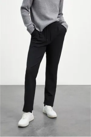 ECOALF Para mulher. GAPASOTAL0117WW23-319 Calças Sot pretas (36), , Casual, Polister Reciclado, Sustentável