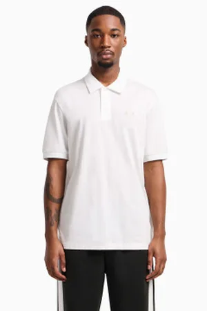 Armani Exchange Para homem. XM000330AF10366U0009 Polo Piqué Logo branco (L), Casual, Algodão, Manga curta
