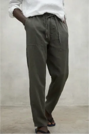 ECOALF Para homem. MCMGAPAETHIL0747S25-056 Calças de linho Ethic (S), Casual, Sustentável