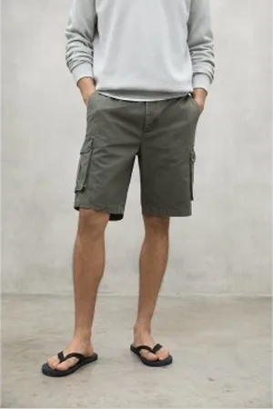ECOALF Para homem. MCMGAPCETHIC0754S25-056 Calções verdes Ethicargo (31), Casual, Algodão orgânico, Sustentável