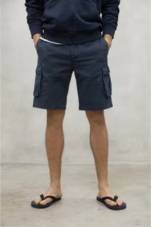 ECOALF Para homem. MCMGAPCETHIC0754S25-161 Calções Ethicargo azul-marinho (29), Casual, Algodão orgânico, Sustentável