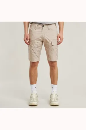 G-Star Para homem. D26222-D308-1214 Calções 3D Regular Cargo (28), Casual, Algodão, Sustentável