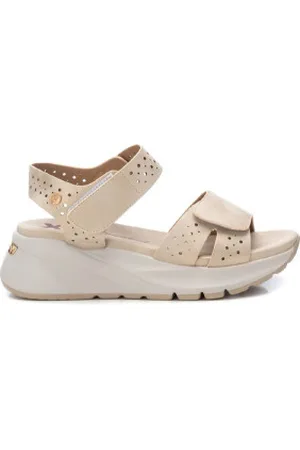 Xti Para mulher. 14389702-ORO Sandálias 143897 douradas (37), , 3 a 5cm, Velcro, Casual