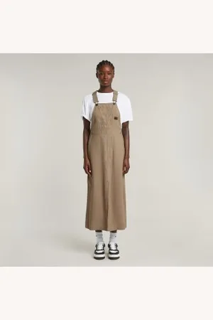 G-Star Para mulher. D26159-D522-C626 Pichi Dungaree (S), Casual, Viscoso, Sem mangas / correias