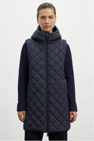 ECOALF Para mulher. GAJKMARAD0987WW23-161 Colete Mara navy (S), Casual, Polister Reciclado, Sustentável