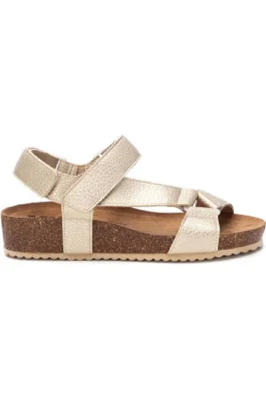 Xti Para mulher. 13028002-ORO Sandálias 130280 douradas (37), , 3 a 5cm, Velcro, Casual