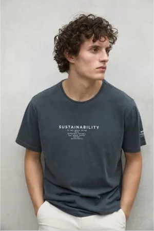 ECOALF Para homem. MCMGATSPUHI00803S25-162 T-shirt Puhi (XXL), Casual, Manga curta, Algodão orgânico, Sustentável