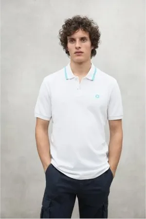 ECOALF Para homem. MCMGAPORAYAN0838S25-000 Polo Rayan (M), Casual, Manga curta, Algodão orgânico, Sustentável