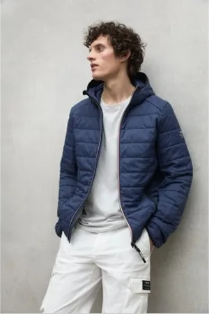ECOALF Para homem. MCMGAJKATLAN0424S25-510 Casaco Atlântico (L), Casual, Poliamida, Sustentável