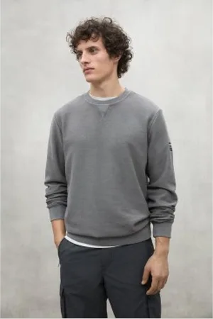 ECOALF Para homem. MCMGASTNEWAR0833S25-303 Sweatshirt Newark cinzenta (L), Casual, , Algodão orgânico, Sustentável