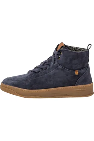 El Naturalista Unisex. 2584311NF005_0B0 Botins em pele N5843 Geo azul (41), Couro, Plano, Cordão, Casual