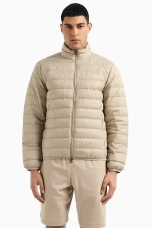 EA7 Para homem. 8NPB23_PNGPZ Casaco de penas Core Identity dobrável (3XL), Casual, Poliamida