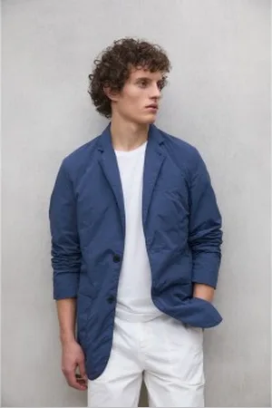 ECOALF Para homem. MCMGAJKANETO0425S25-160 Casaco azul-marinho Aneto (XL), Casual, Poliamida, Sustentável