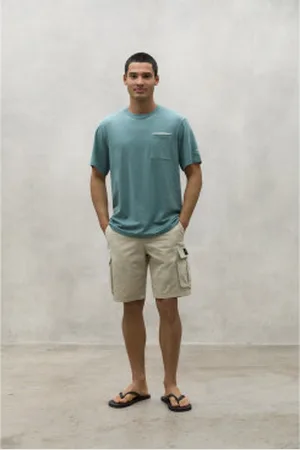 ECOALF Para homem. MCMGATSDERA00803S24-609 T-shirt Dera (XXL), Casual, Manga curta, Algodão orgânico, Sustentável, Algodão Reciclado