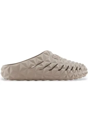 EA7 Unisex. XBR001_XK385 Sandálias com um padrão geométrico tridimensional (41), Plano, Nenhum, Casual