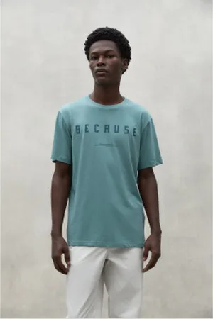 ECOALF Para homem. MCMGATSCOMOT0803S24-609 T-shirt (XL), Casual, Manga curta, Algodão orgânico, Sustentável, Algodão Reciclado