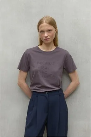 ECOALF Para mulher. MCWGATSAMBEL0123W24-064 T-shirt Ambel (XS), Casual, Manga curta, Algodão orgânico, Sustentável