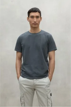 ECOALF Para homem. MCMGATSSUSTA0803W24-162 T-shirt Sustano azul-marinho (M), Casual, Manga curta, Algodão orgânico, Sustentável, Algodão Rec