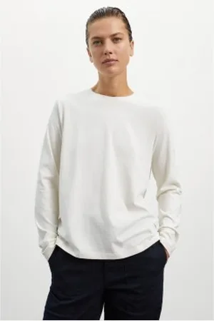 ECOALF Para mulher. GATSRANDE0803WW23-987 T-shirt Randers (M), Casual, Manga comprida, Algodão orgânico, Sustentável