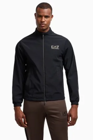 EA7 Para homem. 7M000312_AF13562 Casaco Gold Label preto (L), Casual, Esportivo, Multisport, Poliéster