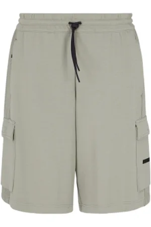 EA7 Para homem. 7M000326_AF12660 Calções cargo cinzentos (M), Casual, , Algodão