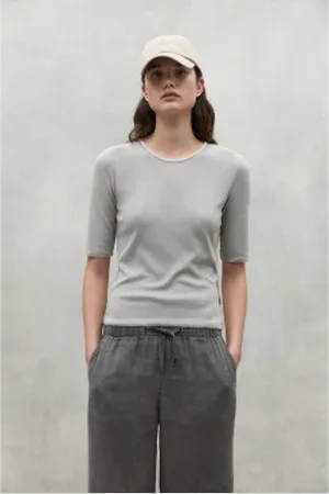 ECOALF Para mulher. MCWGATSSALLA0560S24-145 T-shirt Salla cinzenta (XS), Casual, , Sintético, Manga curta