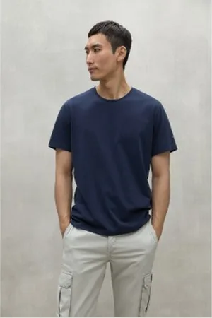 ECOALF Para homem. MCMGATSVENTO0803W24-161 T-shirt Vent navy (L), Casual, Algodão orgânico, Sustentável, , Algodão Reciclado