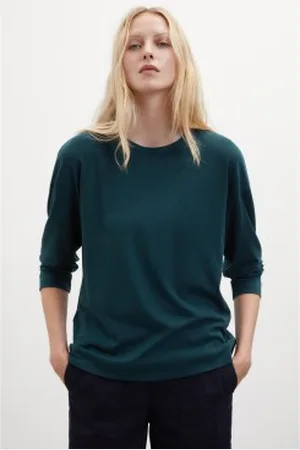 ECOALF Para mulher. GATSMALMO0824WW23-110 T-shirt Malmo (XS), Casual, Manga comprida, Algodão orgânico, Sustentável