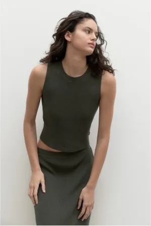 ECOALF Para mulher. GAKNWILLO0655WS23-128 Willowalf Top (S), Casual, Viscoso, Sem mangas / correias, Sustentável