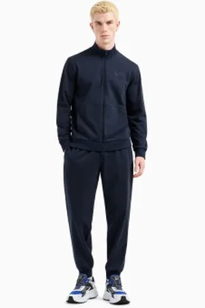 EA7 Para homem. 7M000235_AF13512 Fato de treino de algodão com fecho de correr Visibility Visibility (M), Casual, Esportivo, Multisport