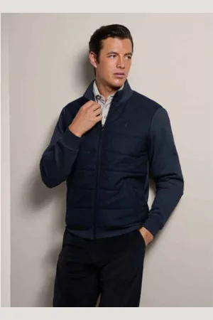 Hackett Para homem. HM581275 Casaco de tecido em tecido azul-marinho (XL), Casual, Algodão, Manga comprida