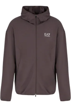EA7 Para homem. 7M000127_AF12501 Casaco com capuz Dynamic Athlete castanho (3XL), Marrom, Casual, Esportivo, Multisport, Poliéster