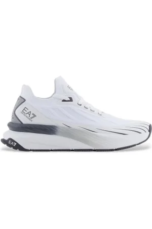 EA7 Unisex. X8X176_XK377 Crusher Distance Snoic Knit Shoes (44), Plano, Cordão, Casual