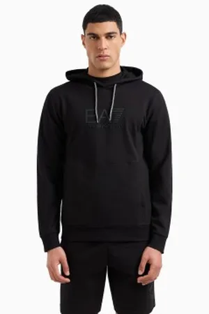 EA7 Para homem. 7M000230_AF13512 Sweatshirt com capuz Visibility em algodão (L), Casual, Esportivo, Multisport