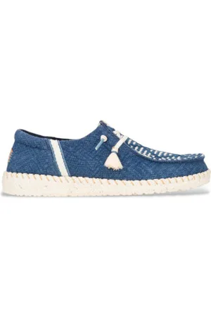 Hey dude Para mulher. HD43182 Mocassins Wendy Funk Coastal blue (36), , Tecido, Plano, Cordão, Casual, Beachwear