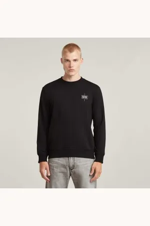 G-Star Para homem. D24799-D991-6484 Sweatshirt com logótipo (L), Casual, Algodão, Sustentável